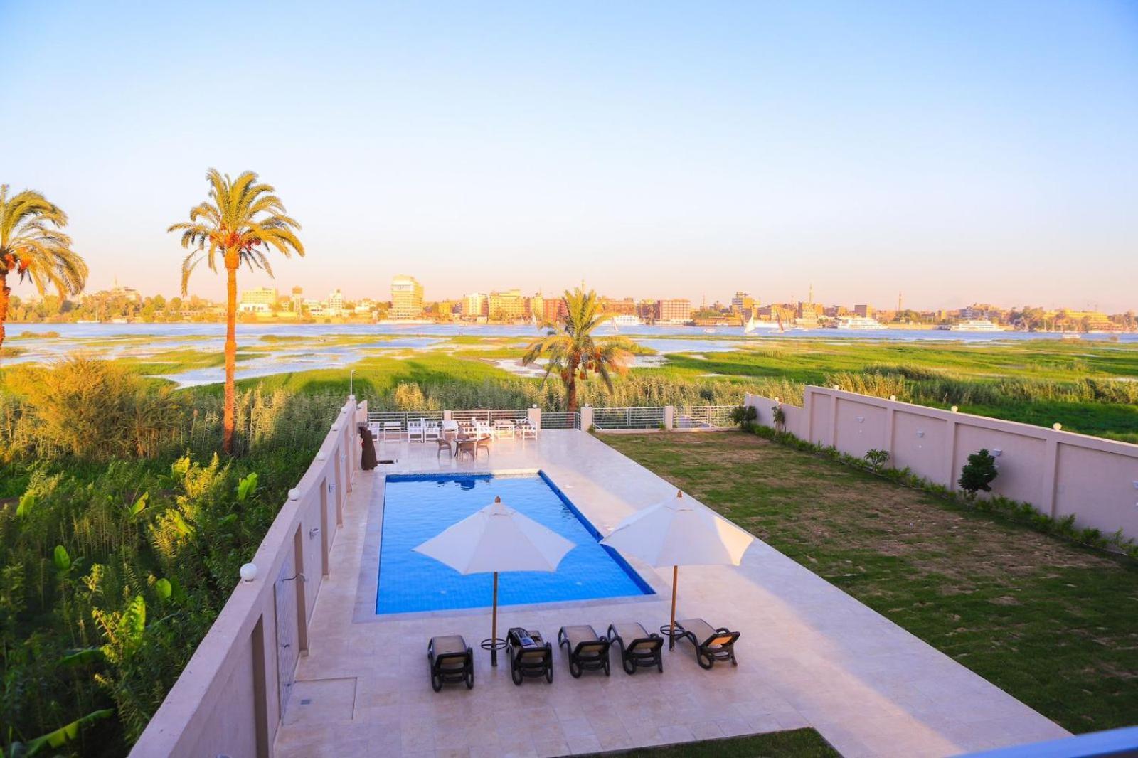 Royal Nile Villa - Pool View Apartment 1 Luxor Ngoại thất bức ảnh
